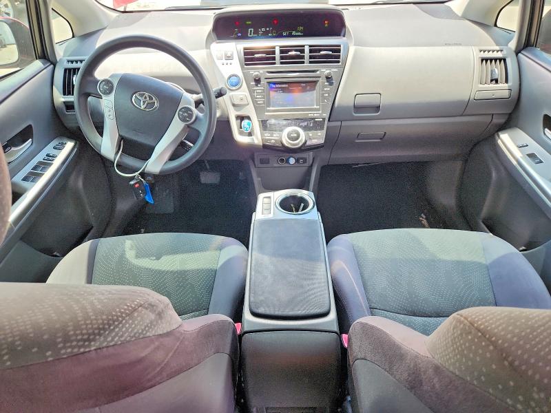 2012 Toyota Prius VIN JTDZN3EU7C3030461 COPART salvage auction — HAIL, Salvage Title, sold $175 on 2026-07-28 (photo 8)