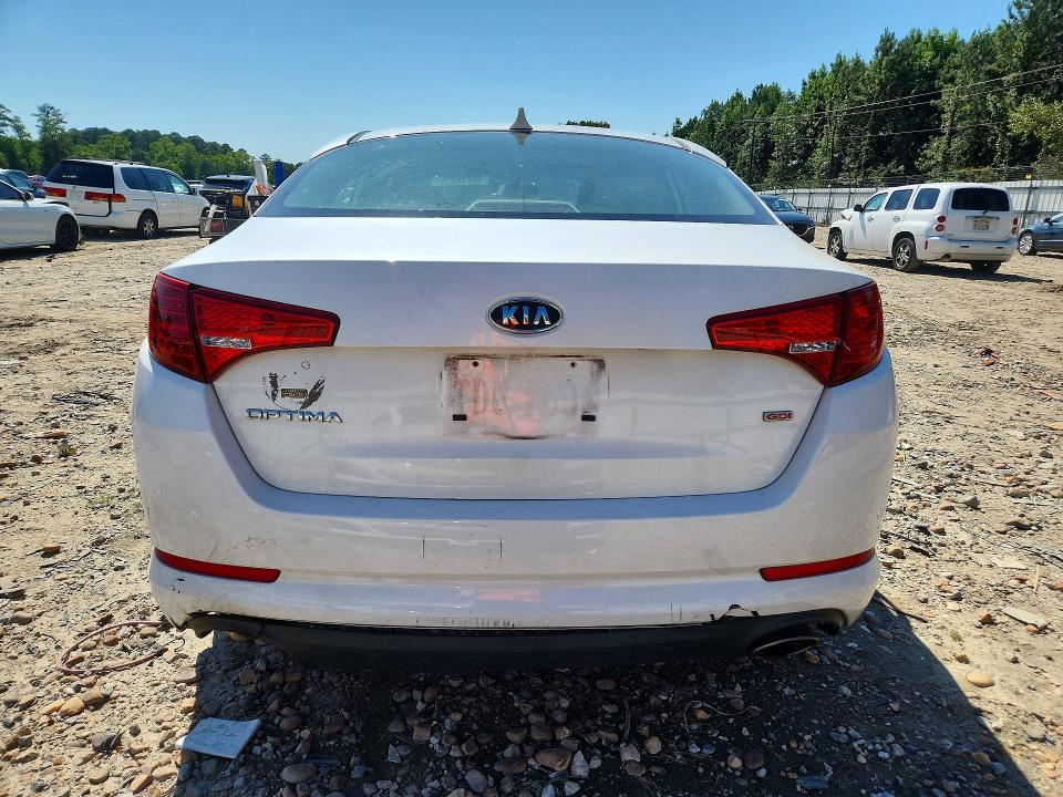 2012 Kia Optima VIN KNAGM4A7XC5283386 COPART salvage auction — FRONT END, Va - Cert Of Title - Salvage, sold $100 on 2026-07-28 (photo 6)