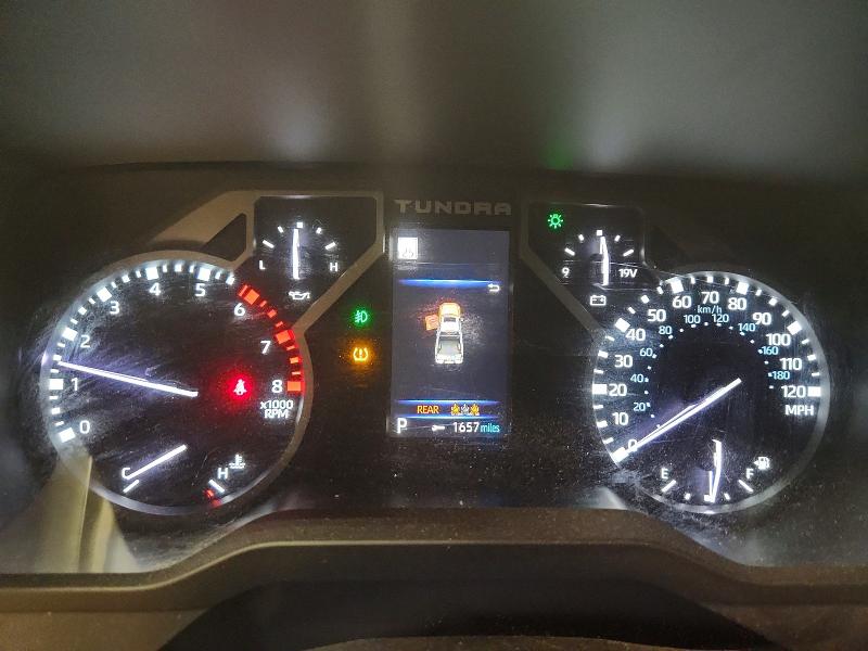 2023 Toyota Tundra VIN 5TFJA5DB1PX113399 COPART salvage auction — FRONT END, Pa - Certificate Of Salvage, sold $12,000 on 2026-07-28 (photo 9)