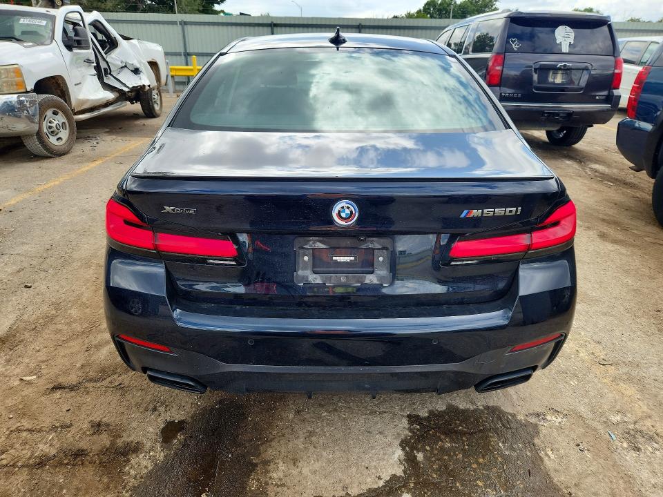 2023 BMW M5 VIN WBA13BK0XPCL25460 COPART salvage auction — WATER/FLOOD, Ks - Cert Of Title-Salvage, sold $27,000 on 2026-08-10 (photo 6)
