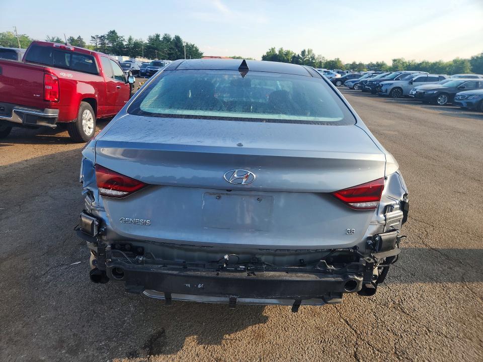 2015 Hyundai Genesis VIN KMHGN4JE0FU047527 COPART salvage auction — REAR END, CT - CERT OF TITLE-SALVAGE, sold $3,350 on 2026-07-24 (photo 6)