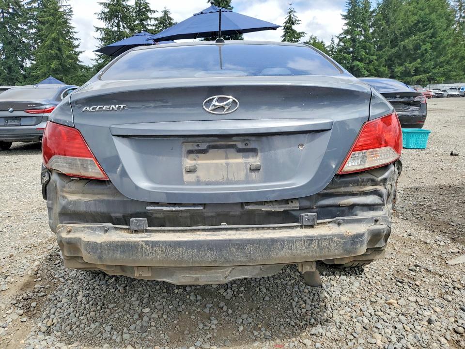 2012 Hyundai Accent VIN KMHCT4AE5CU186875 COPART salvage auction — FRONT END, Wa - Bill Of Sale, sold $100 on 2026-07-17 (photo 6)