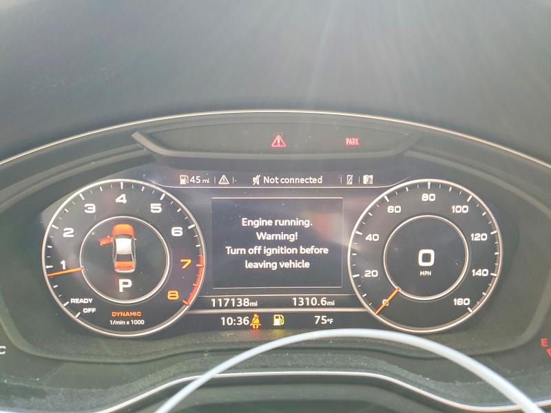 2017 Audi A4 VIN WAUDNAF42HN052230 COPART salvage auction — REAR END, NY - MV-907A SALVAGE CERTIFICATE, sold $1,450 on 2026-07-28 (photo 9)
