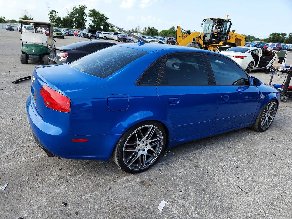2008 Audi A4 VIN WAUBF78E88A160761 COPART salvage auction — MINOR DENT/SCRATCHES, Fl - Certificate Of Title (P), sold $3,300 on 2026-07-30 (photo 3)