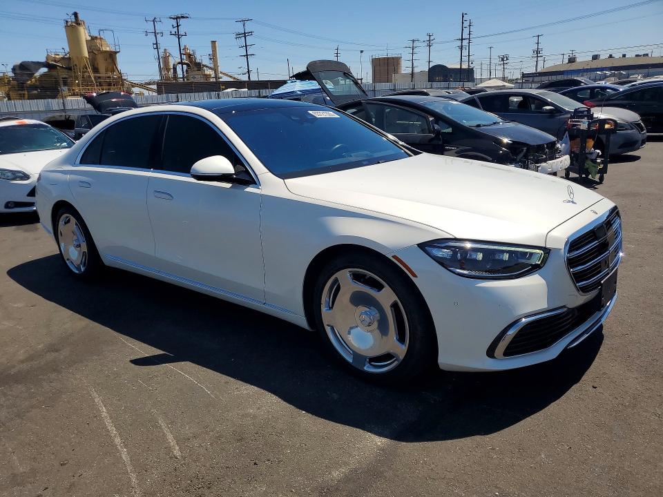 2023 Mercedes-benz S-klasse VIN W1K6G7GB0PA200649 COPART salvage auction — WATER/FLOOD, Ny - Mv-907A Salvage Certificate, sold $64,500 on 2026-08-26 (photo 4)