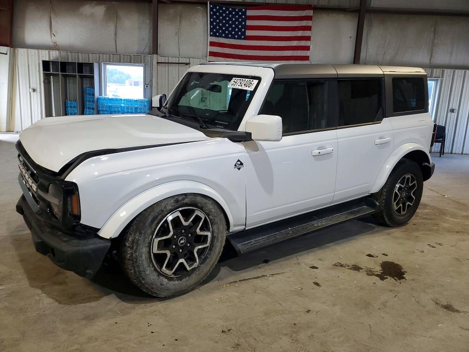 2025 Ford Bronco VIN 1FMEE8BP8SLB50452 COPART salvage auction — FRONT END, Ma - Cert Of Title-Salvage, sold $18,800 on 2026-07-29 (photo 1)