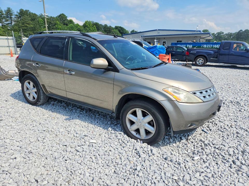 2003 Nissan Murano VIN JN8AZ08T73W107013 COPART salvage auction — REAR END, Ga - Cert Of Title-Salvage, sold $275 on 2026-07-28 (photo 4)
