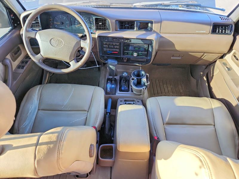 1996 Toyota Land cruiser VIN JT3HJ85J8T0136448 COPART salvage auction — REAR END, Tx - Salvage Vehicle Title, sold $8,300 on 2026-07-27 (photo 8)