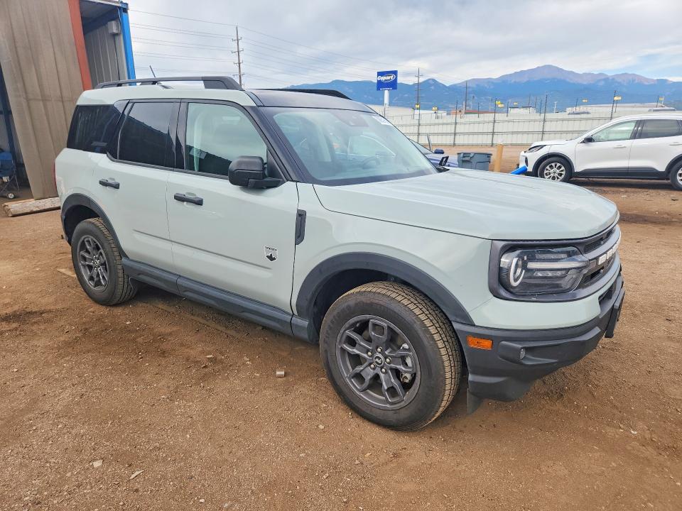 2023 Ford Bronco sport VIN 3FMCR9B68PRE23388 COPART salvage auction — HAIL, Co - Certificate Of Title, sold $14,700 on 2026-08-19 (photo 4)