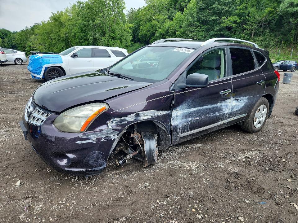 2015 Nissan Rogue VIN JN8AS5MV7FW261539 COPART salvage auction — FRONT END, NY - MV-907A SALVAGE CERTIFICATE, sold $325 on 2026-07-28 (photo 1)