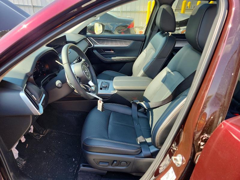 2025 Mazda Cx-90 VIN JM3KKCHD1S1250119 COPART salvage auction — FRONT END, Wi - Cert Of Title-Salvage Vehicle, sold $12,400 on 2026-07-20 (photo 7)