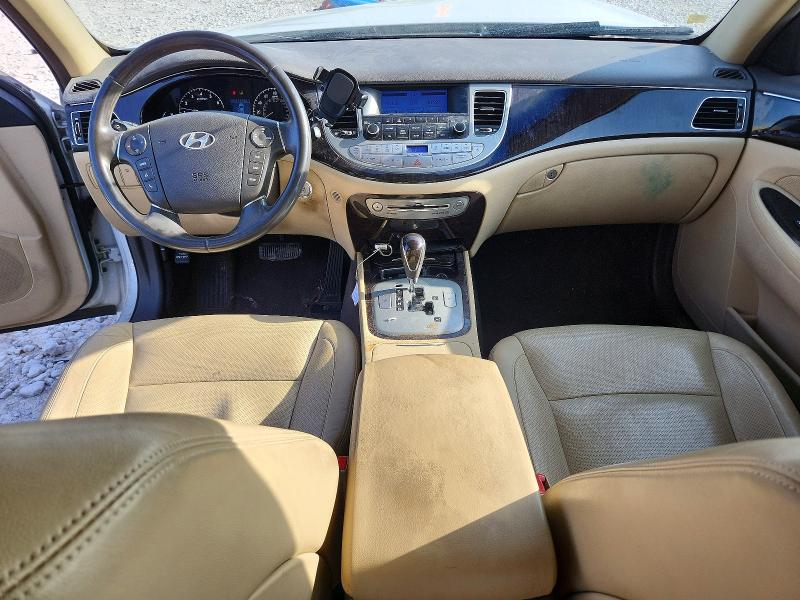 2011 Hyundai Genesis VIN KMHGC4DE4BU141180 COPART salvage auction — FRONT END, MI - CERTIFICATE OF TITLE, sold $275 on 2026-07-23 (photo 8)