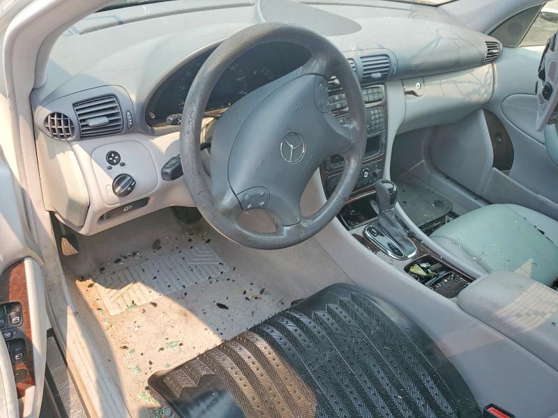 2003 Mercedes-benz C class VIN WDBRF61JX3F387849 COPART salvage auction — REAR END, NY - MV-907A SALVAGE CERTIFICATE, sold $325 on 2026-07-28 (photo 8)