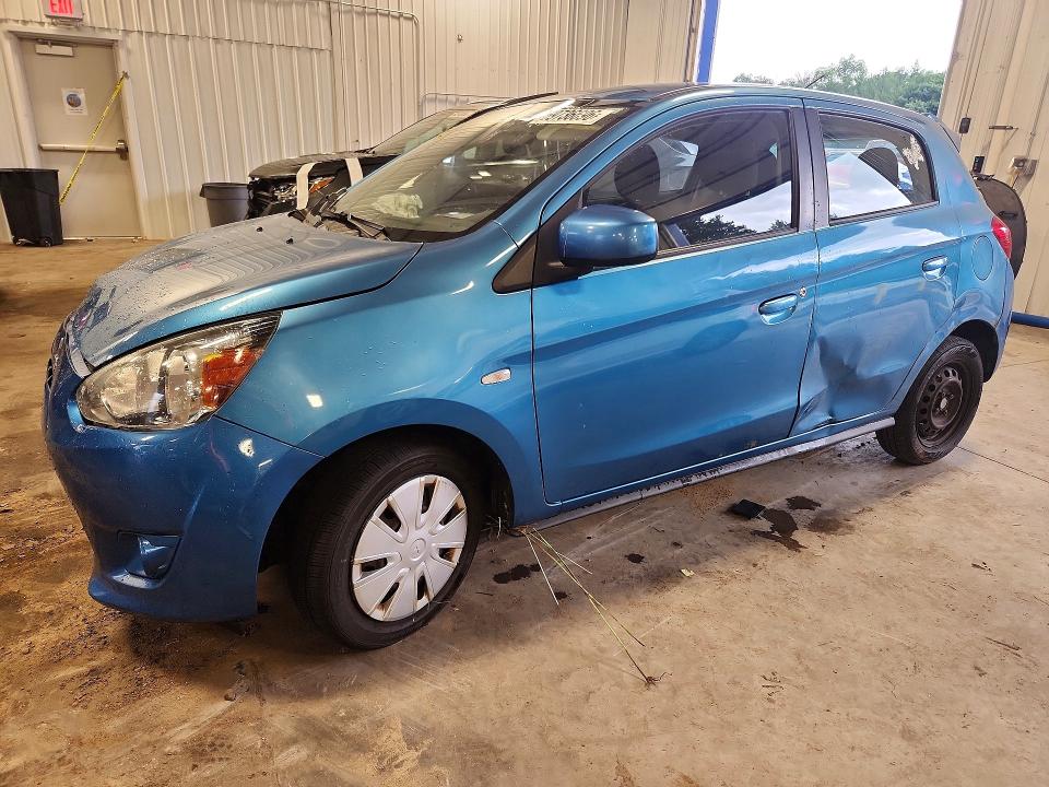 2015 Mitsubishi Mirage VIN ML32A3HJ5FH005051 COPART salvage auction — FRONT END, Mn - Parts Vehicle Bill Of Sale, sold $250 on 2026-07-16 (photo 1)