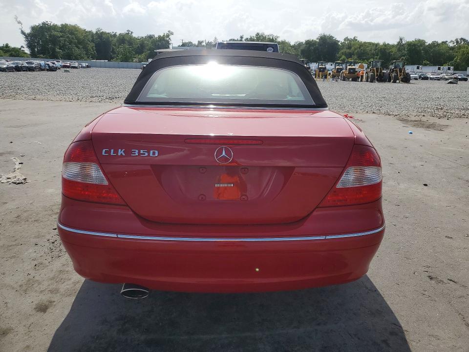 2008 Mercedes-benz Clk-class VIN WDBTK56F38F252123 COPART salvage auction — WATER/FLOOD, FL - CERT OF TITLE-SLVG REBLD FLOOD, sold $1,000 on 2026-07-20 (photo 6)