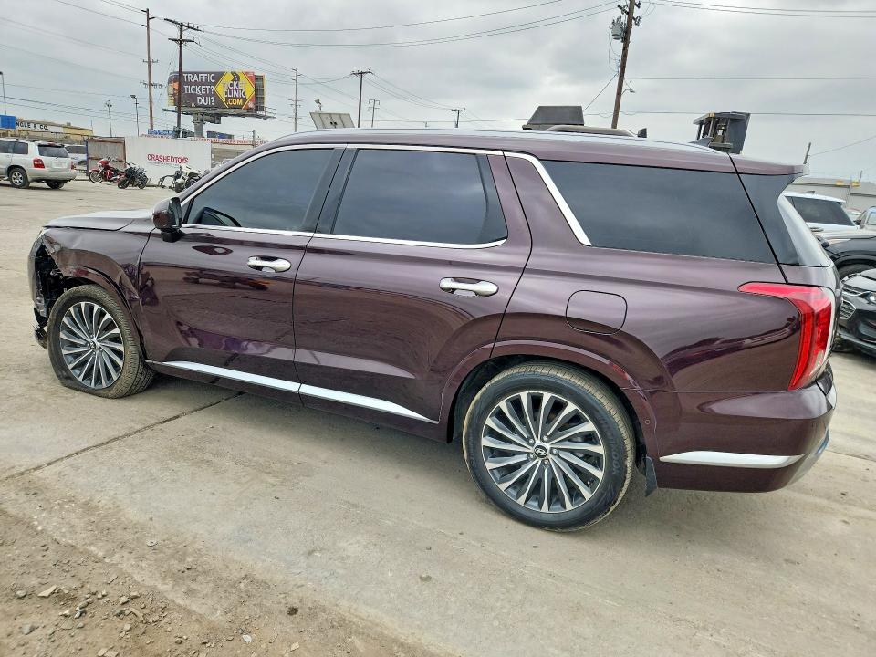 2023 Hyundai Palisade VIN KM8R74GE8PU644663 COPART salvage auction — FRONT END, Ca - Dlr/Dis/Exp Only Salvage Title (P), sold $11,800 on 2026-07-07 (photo 2)