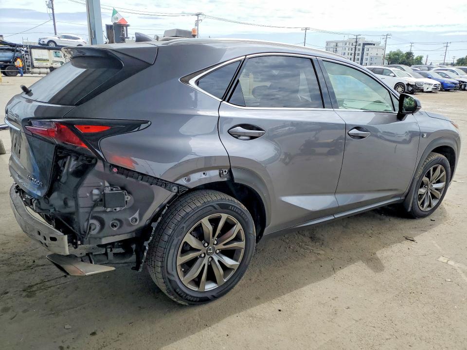 2015 Lexus Nx VIN JTJYARBZ7F2018022 COPART salvage auction — REAR END, Ca - Salvage Certificate, sold $7,200 on 2026-08-27 (photo 3)