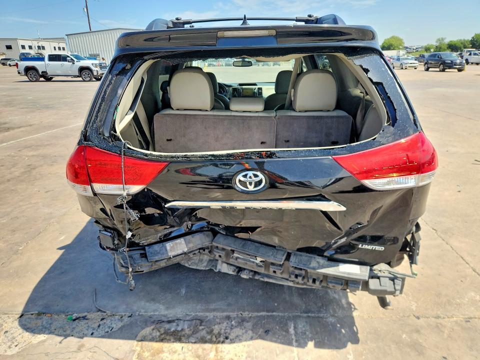 2014 Toyota Sienna VIN 5TDYK3DC3ES526243 COPART salvage auction — REAR END, Tx - Salvage Vehicle Title, sold $2,450 on 2026-07-15 (photo 6)