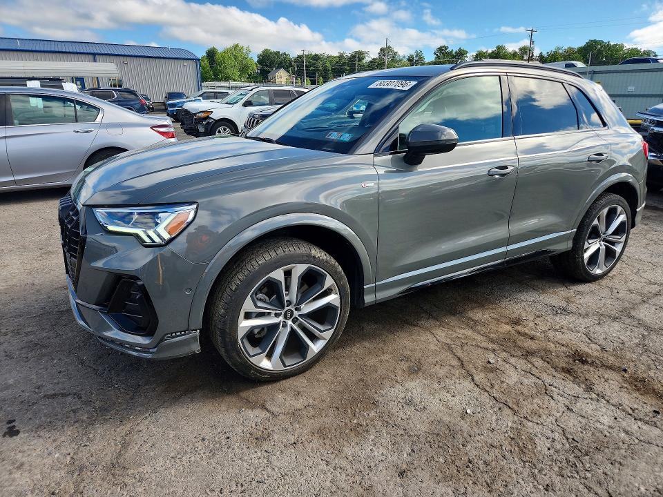 2021 Audi Q3 VIN WA1EECF34M1117603 COPART salvage auction — SIDE, Pa - Certificate Of Salvage, sold $6,800 on 2026-07-28 (photo 1)