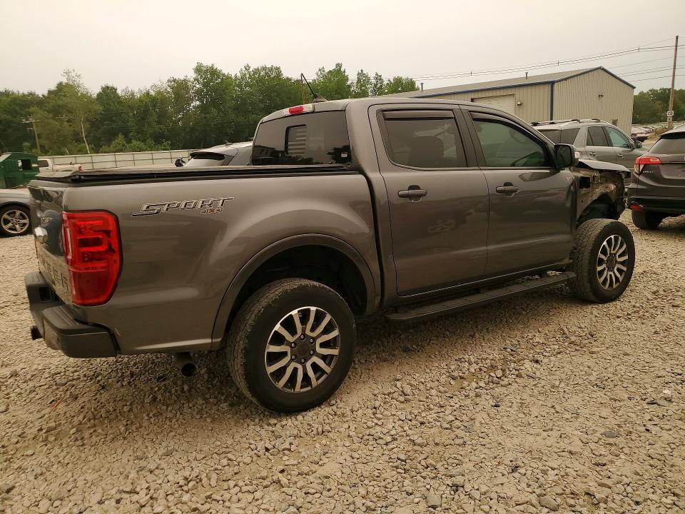 2021 Ford Ranger VIN 1FTER4FH4MLD06090 COPART salvage auction — FRONT END, Ma - Cert Of Title-Salvage, sold $7,300 on 2026-08-20 (photo 3)