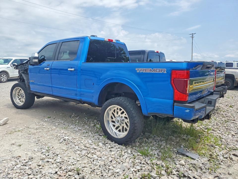 2021 Ford F350 VIN 1FT8W3BT9MEE04093 COPART salvage auction — SIDE, PA - CERTIFICATE OF SALVAGE (P), sold $10,300 on 2026-07-29 (photo 2)