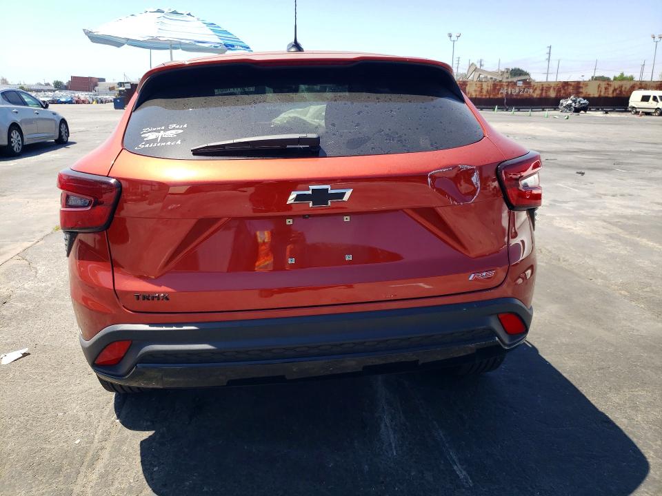 2024 Chevrolet Trax VIN KL77LGE22RC057799 COPART salvage auction — FRONT END, Ca - Salvage Certificate, sold $2,450 on 2026-07-29 (photo 6)