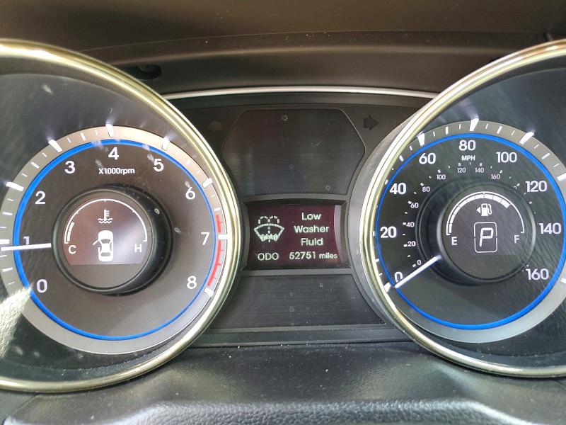 2012 Hyundai Sonata VIN 5NPEC4AC6CH444536 COPART salvage auction — FRONT END, Fl - Cert Of Title Slvg Rebuildable, sold $3,050 on 2026-07-17 (photo 9)