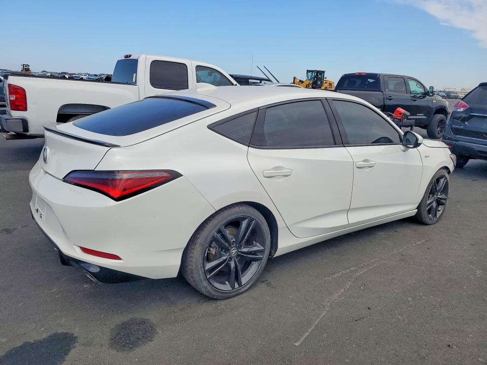 2023 Acura Integra VIN 19UDE4H37PA000611 COPART salvage auction — FRONT END, CA - DIS/DLR/EXP LIEN PAPERS-SALV, sold $7,500 on 2026-07-27 (photo 3)