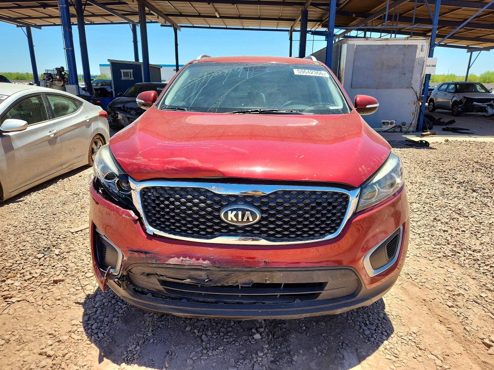 2016 Kia Sorento VIN 5XYPGDA34GG035445 COPART salvage auction — FRONT END, Az - Cert Of Title - Salvage, sold $3,300 on 2026-07-09 (photo 5)