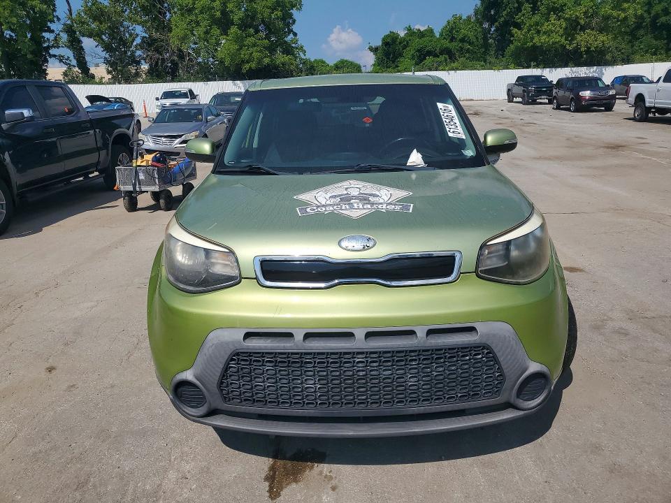 2014 Kia Soul VIN KNDJP3A55E7710599 COPART salvage auction — FRONT END, Mo - Certificate Of Title, sold $325 on 2026-07-19 (photo 5)