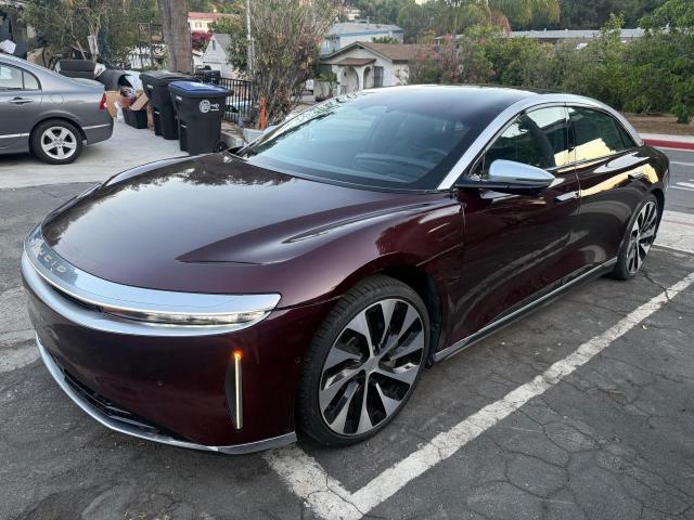 2022 Lucid Air VIN 50EA1GBA8NA005072 COPART salvage auction — DAMAGE HISTORY, Ca - Dlr/Dis/Exp Only Salvage Title (P), sold $14,000 on 2026-07-29 (photo 4)