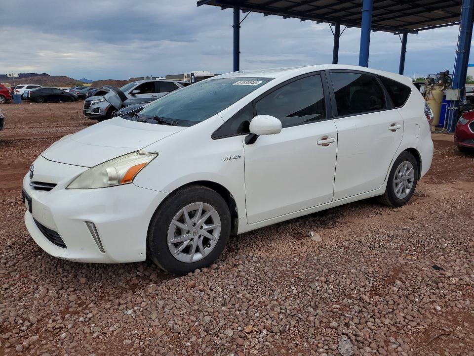 2012 Toyota Prius v VIN JTDZN3EU9C3028100 COPART salvage auction — MECHANICAL, Az - Certificate Of Title, sold $2,300 on 2026-07-23 (photo 1)