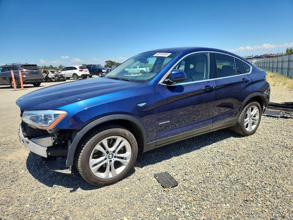 2016 BMW X4 VIN 5UXXW3C54G0R22141 COPART salvage auction — REAR END, Ca - Salvage Certificate, sold $625 on 2026-07-28 (photo 1)