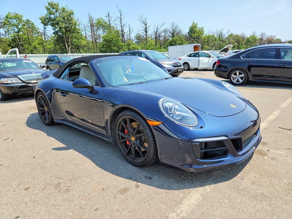 2018 Porsche 911 VIN WP0CB2A97JS147728 COPART salvage auction — WATER/FLOOD, Ny - Mv907A-Flood Salvage, sold $52,000 on 2026-08-27 (photo 4)