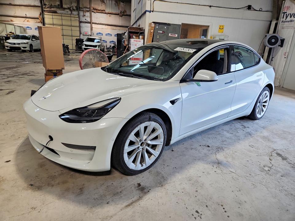 2022 Tesla Model 3 VIN 5YJ3E1EAXNF368698 COPART salvage auction — VANDALISM, Ga - Certificate Of Title, sold $9,800 on 2026-07-22 (photo 1)