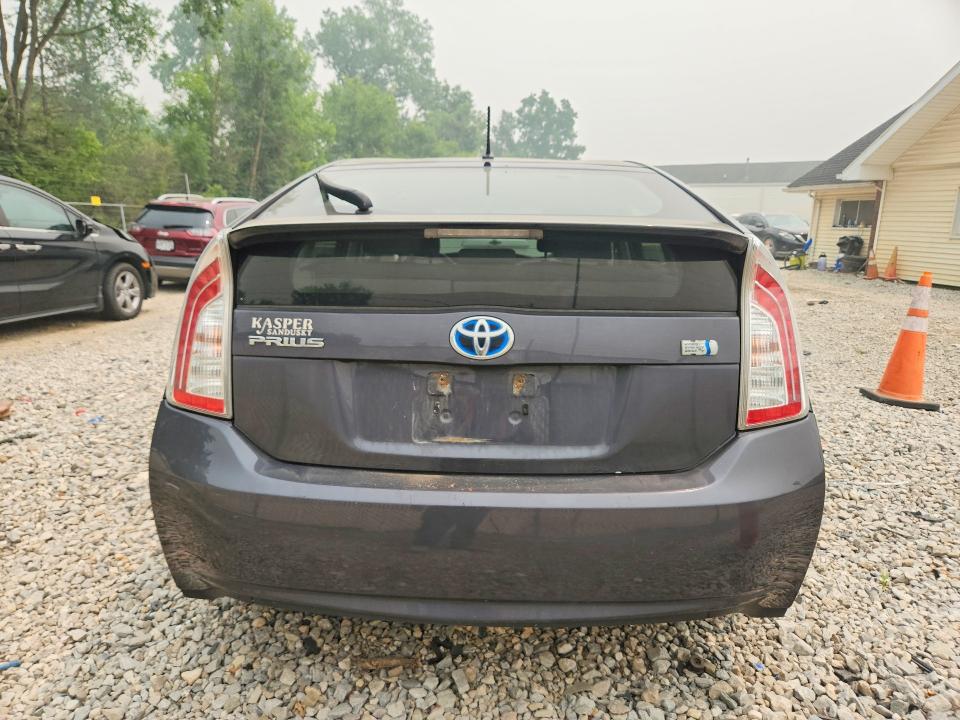 2012 Toyota Prius VIN JTDKN3DU4C5413264 COPART salvage auction — REAR END, Oh - Certificate Of Title, sold $90 on 2026-07-29 (photo 6)