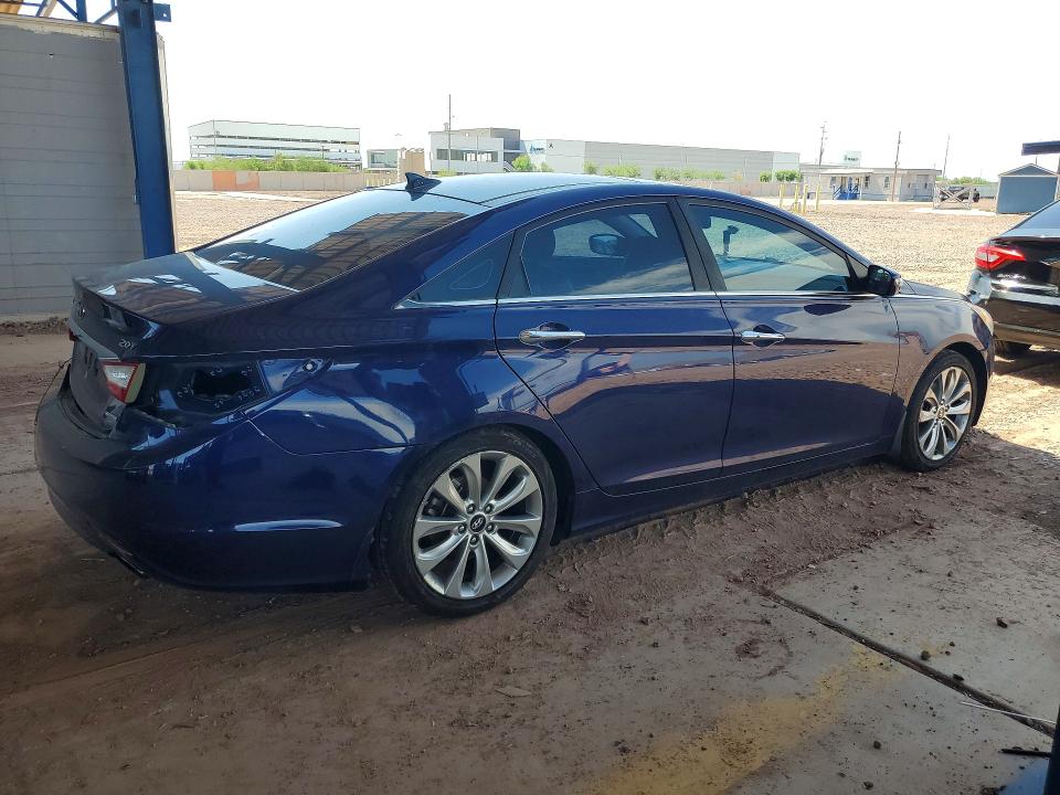 2013 Hyundai Sonata VIN 5NPEC4AB1DH503646 COPART salvage auction — REAR END, Az - Cert Of Title - Salvage, sold $175 on 2026-07-30 (photo 3)