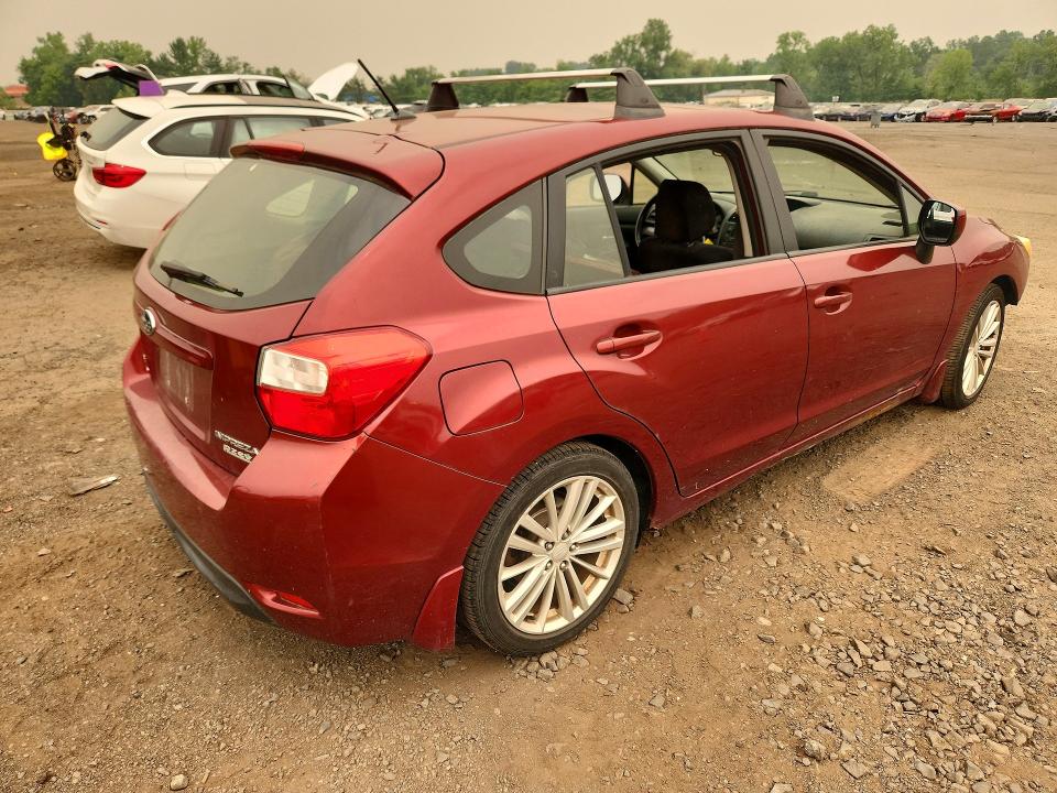 2012 Subaru Impreza VIN JF1GPAD62CH233825 COPART salvage auction — FRONT END, CT - CERT OF TITLE-SALVAGE, sold $450 on 2026-07-28 (photo 3)