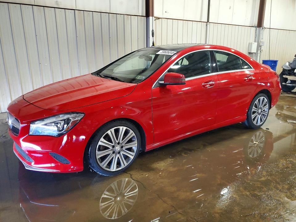 2018 Mercedes-benz Cla-klasse VIN WDDSJ4GB6JN517625 COPART salvage auction — REAR END, Pa - Certificate Of Salvage, sold $4,250 on 2026-08-04 (photo 1)