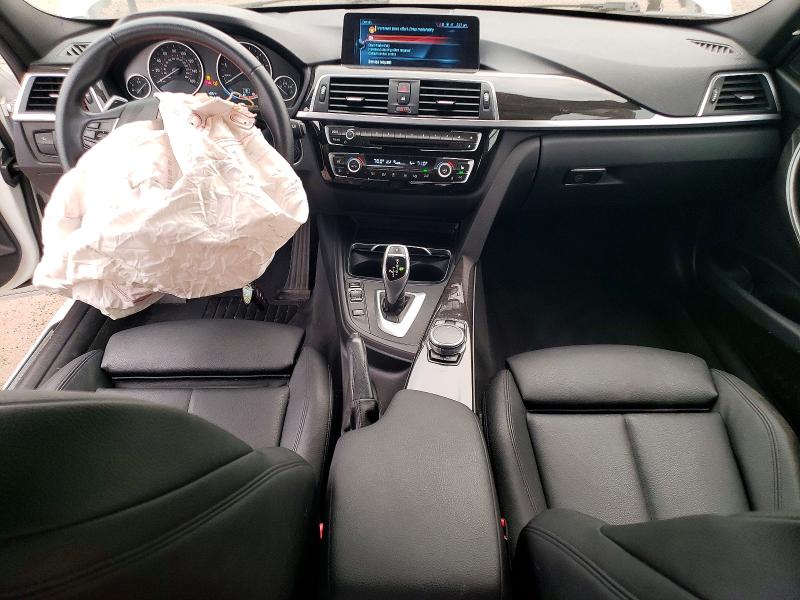 2017 BMW 3 series VIN WBA8K3C55HK678696 COPART salvage auction — FRONT END, CT - CERT OF TITLE-SALVAGE, sold $525 on 2026-07-24 (photo 8)