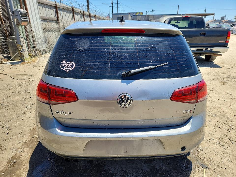 2015 Volkswagen Golf VIN 3VW917AU8FM031613 COPART salvage auction — MINOR DENT/SCRATCHES, Ca - Dis/Dlr/Exp Only Clean Title, sold $975 on 2026-07-27 (photo 6)