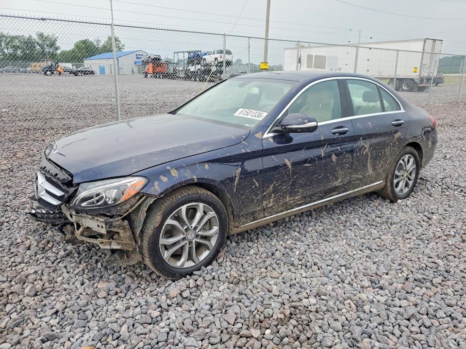 2015 Mercedes-benz C-klasse VIN 55SWF4KB5FU078989 COPART salvage auction — UNDERCARRIAGE, In - Cert Of Title-Salvage Title, sold $2,275 on 2026-08-14 (photo 1)
