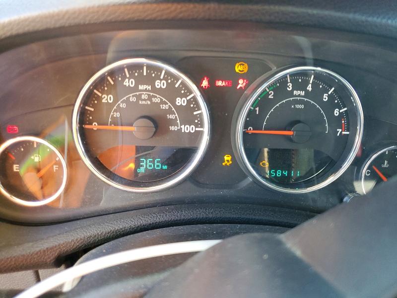 2013 Jeep Wrangler / VIN 1C4BJWDG5DL520568 COPART salvage auction — MECHANICAL, Salvage Title, sold $275 on 2026-07-28 (photo 9)