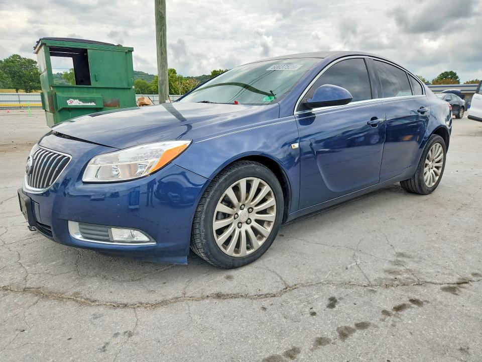 2011 Buick Regal VIN W04GN5EC9B1006211 COPART salvage auction — FRONT END, Tn - Salvage Certificate, sold $1,300 on 2026-07-27 (photo 1)