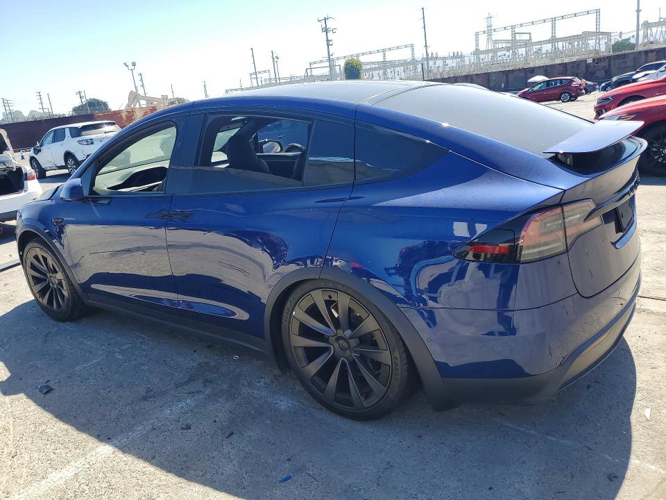 2022 Tesla Model x VIN 7SAXCAE52NF350628 COPART salvage auction — FRONT END, Ca - Salvage Certificate, sold $13,900 on 2026-07-24 (photo 2)