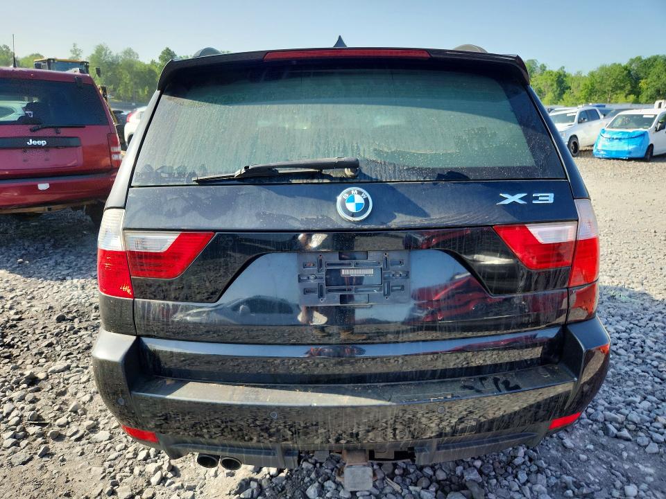 2010 BMW X3 VIN WBXPC9C45AWJ31581 COPART salvage auction — ENGINE BURN, Pa - Cert Of Salv-R=Reconstructed, sold $30 on 2026-07-29 (photo 6)