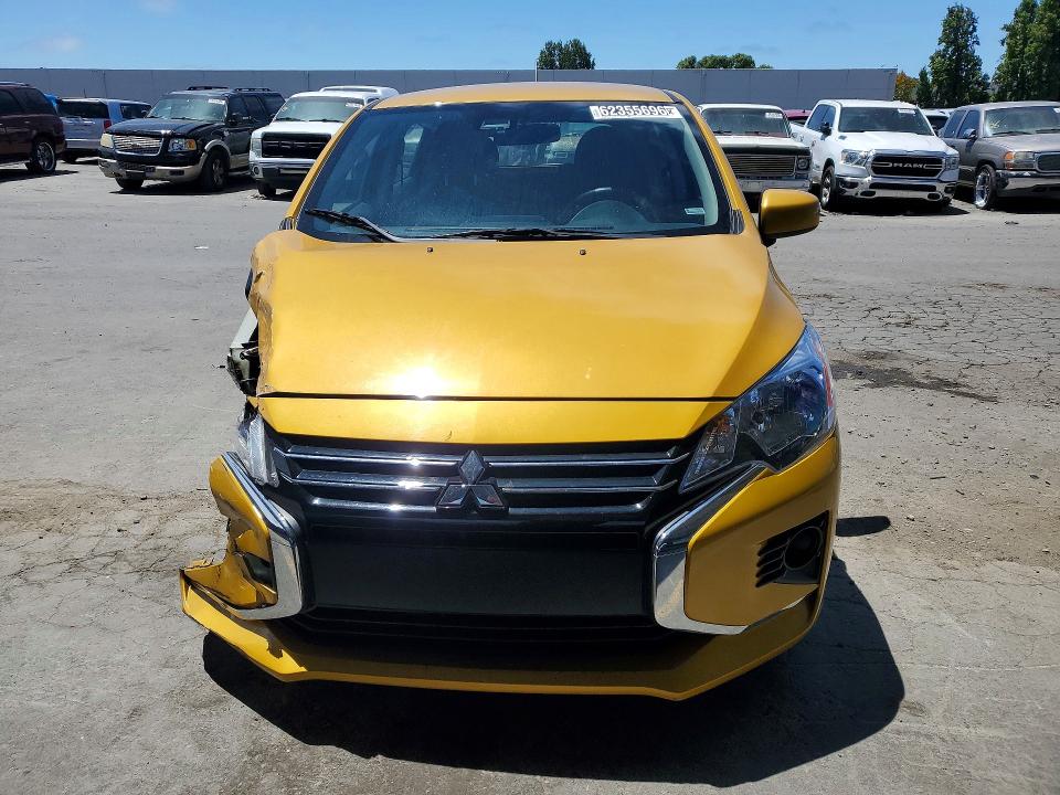 2024 Mitsubishi Mirage VIN ML32AUHJ4RH019310 COPART salvage auction — FRONT END, Fl - Cert Of Title Slvg Rebuildable (P), sold $500 on 2026-07-29 (photo 5)