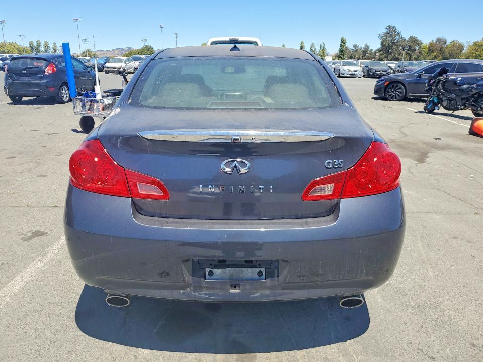 2007 Infiniti G35 VIN JNKBV61E17M727852 COPART salvage auction — VANDALISM, CA - DIS/DLR/EXP ONLY CLEAN TITLE, sold $1,650 on 2026-07-10 (photo 6)