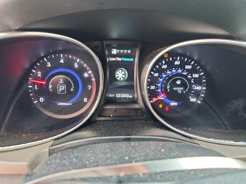 2014 Hyundai Santa fe VIN KM8SRDHFXEU085813 COPART salvage auction — FRONT END, Va - Certificate Of Title, sold $2,950 on 2026-07-28 (photo 9)