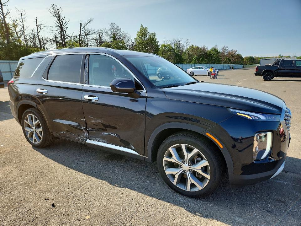 2022 Hyundai Palisade VIN KM8R4DHE1NU341518 COPART salvage auction — SIDE, NY - MV-907A SALVAGE CERTIFICATE, sold $9,600 on 2026-07-27 (photo 4)